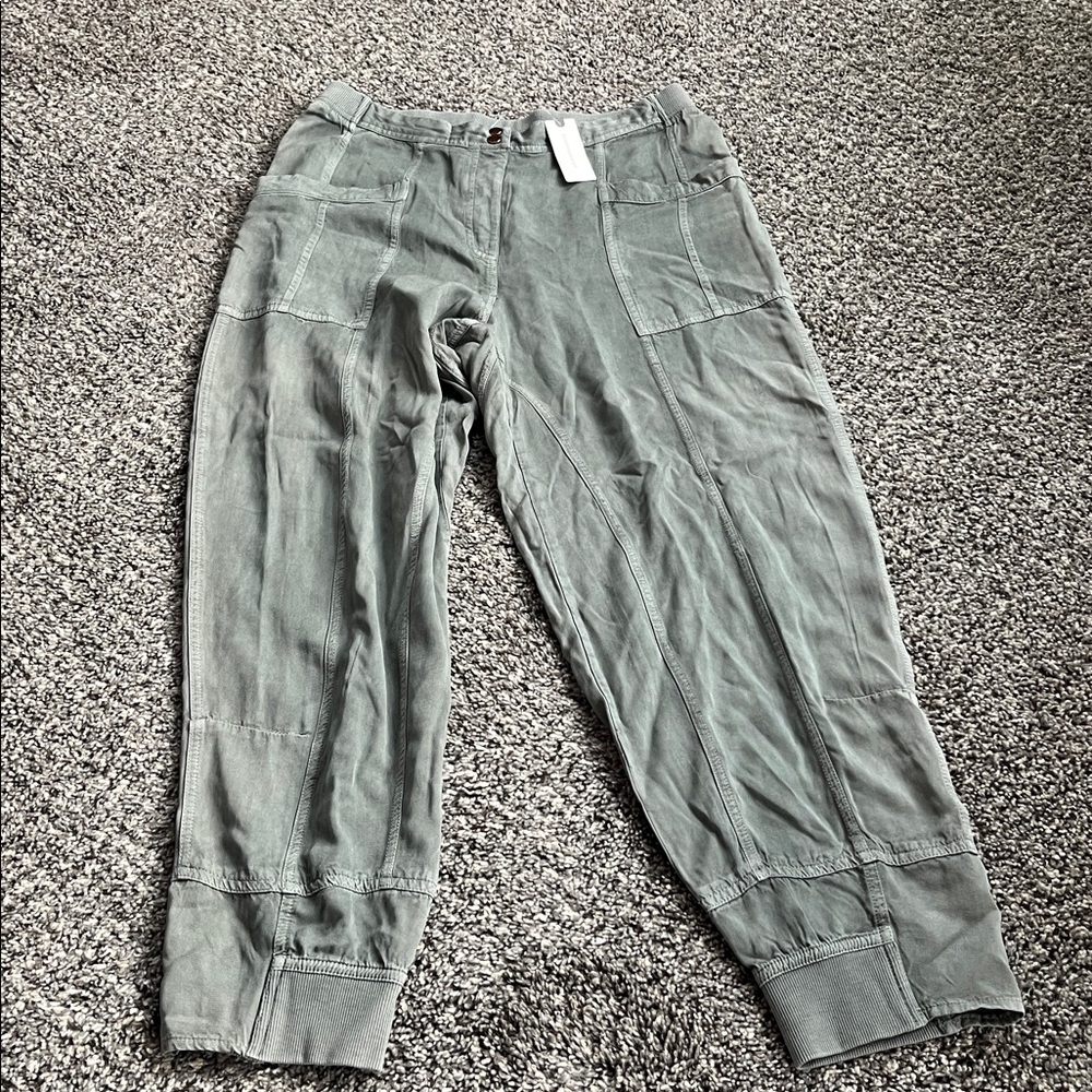 ANTHROPOLOGIE Daily Practice Joggers Spruce Green NWT size S - Picture 4 of 8